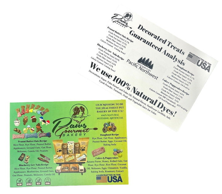 Bakery Recipe Card