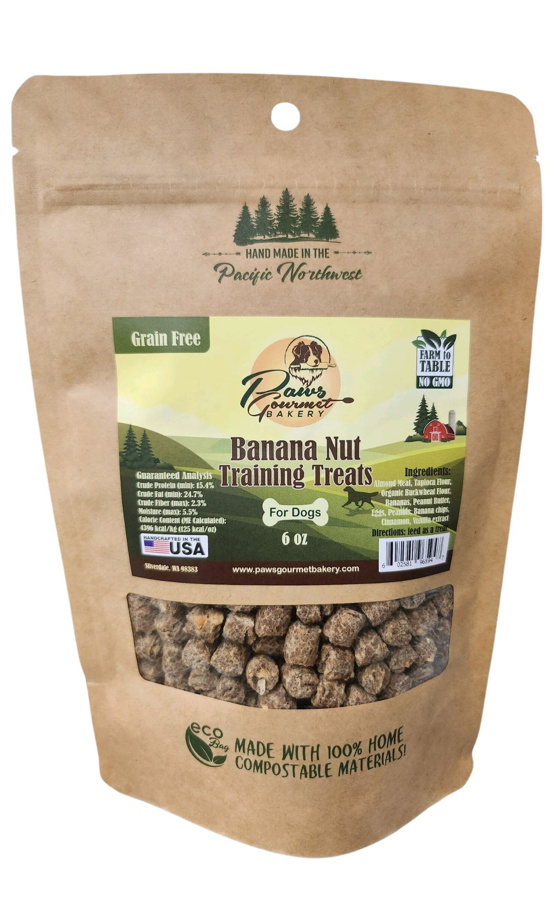 GF Banana Nut Training Treats - 6 oz