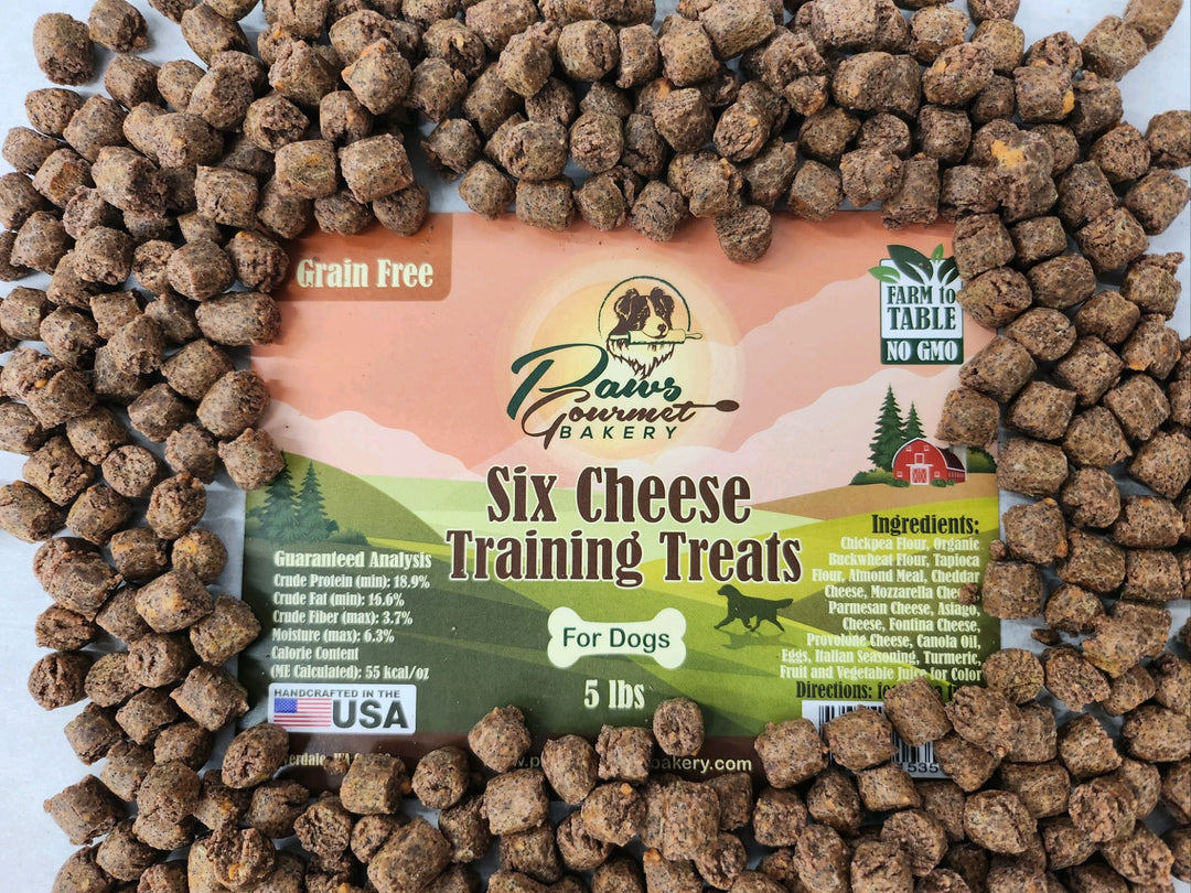 GF Six Cheese Training Treats - Bulk/lb