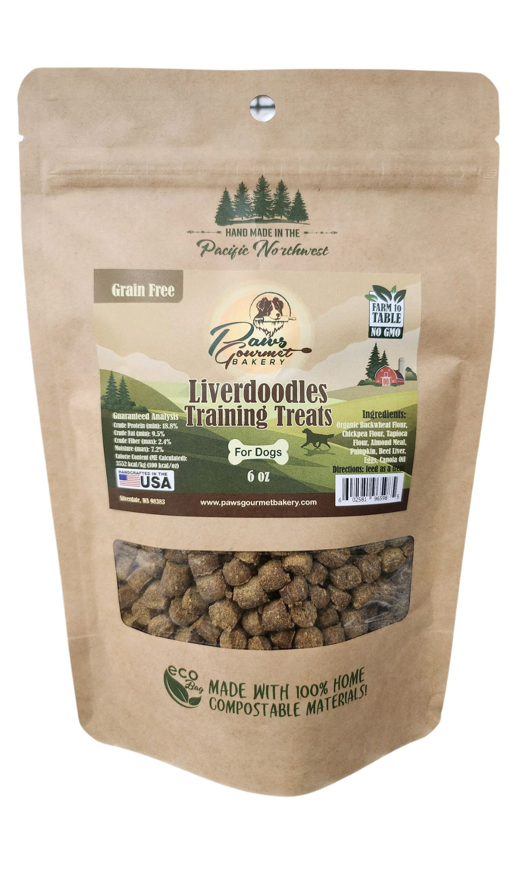 GF Liverdoodle Training Treats - 6 oz